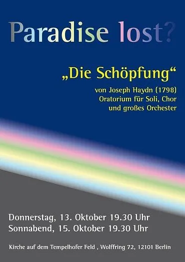 Die Schöpfung von Joseph Hayden
