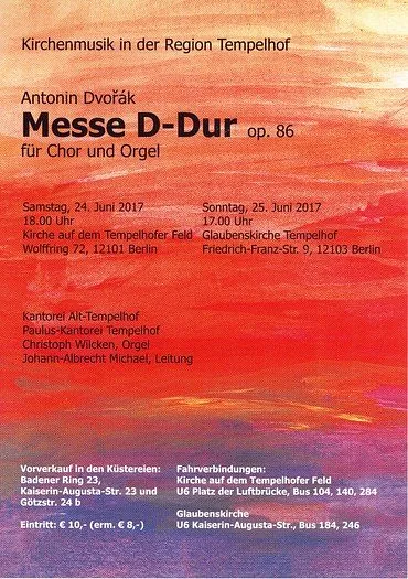 Messe D-Dur von antonin Dvorak